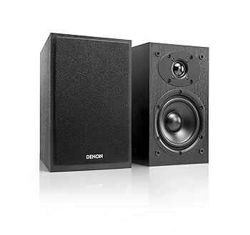 【中古】(非常に良い)デノン Denon SC-M41 2.5cmソフトドームツイーター 12cmウーファー 高剛性キャビネット バナナプラグ対応 大型スクリュー式スピーカー端子 ブラ|IINEX