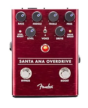 【中古】Fender エフェクター Santa Ana Overdrive Pedal(電池付属なし)