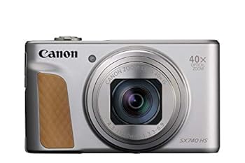 【中古】Canon コンパクトデジタルカメラ PowerShot SX740 HS しろがね色 光学40倍望遠レンズ/4K映像/Wi-Fi相応う PSSX740HSSL
