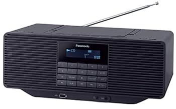 【中古】(非常に良い)パナソニック ポータブルステレオCDシステム AUX ブラック RX-D70BT-K|IINEX