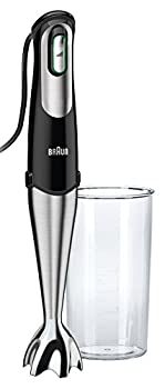 【中古】ブラウン(DeLonghi) ハンドブレンダー マルチクイック7 ブラック／シルバー 1台2役 つぶす・混ぜる 離乳食対応 MQ700｜IINEX