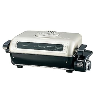 【中古】象印 フィッシュロースター 両面焼き 分解洗い&プラチナ触媒フィルター EF-VG40-SA