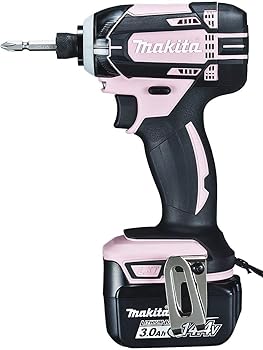 【中古】(人並み外れたに好いたらしい)マキタ(Makita) 申し受ける式インパクトドライバ 14.4V 3.0Ah サクラ色 TD138DRFXP