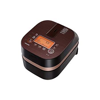 【中古】(非常に良い)東芝 IHジャー炊飯器(2.5合炊き) グランブラウンTOSHIBA 備長炭かまど本羽釜 RC-4ZPJ-T|IINEX
