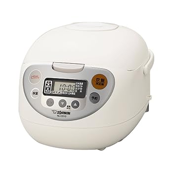 【中古】象印 炊飯器 マイコン式 5.5合 ホワイト NL-CA10-WA｜IINEX