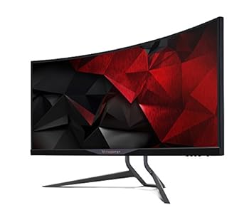 【中古】(非常に良い)Acer ゲーミングモニター X34bmiphz 34インチ湾曲／QHD解像度／IPS／4ms／G-Syncテクノロジー搭載