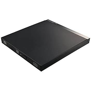 【中古】(非常に良い)ロジテック(エレコム) DVDドライブ／タブレット用／USB3.0／スリム／ブラック