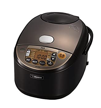 【中古】(非常に良い)象印 炊飯器 一升 IH式 極め炊き ブラウン NP-VQ18-TA