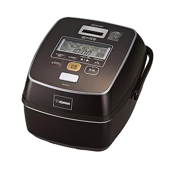 【中古】(非常に良い)象印 炊飯器 圧力IH式 5.5合 鉄器コート極め羽釜 プライムブラウン NW-AA10-TZ