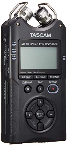 【中古】(非常に良い)TASCAM(タスカム) DR-40 VER2-J 4ch リニアPCMレコーダー 24bit／96kHz ハイレゾ ハンディレコーダー Youtube ASMR 音楽 野鳥 鉄道録音 19,688円