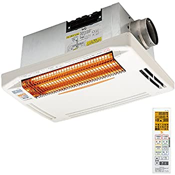 【中古】(人並み外れたに好いたらしい)高須工業(TSK) 風呂場風通しかわき切る暖房装置機(上昇限度初っ切り手合い・1室風通し手合い) 白いこと BF-261RGA