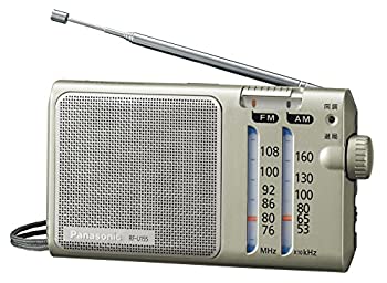 【中古】パナソニック FM-AM2バンドレシーバー RF-U155-S