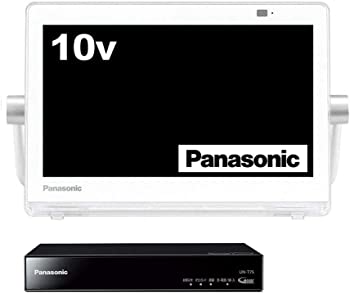 【中古】(非常に良い)パナソニック 10V型 液晶 テレビ プライベート・ビエラ UN-10E7-W 2017年モデル
