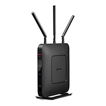 【中古】(非常に良い)BUFFALO WiFi 無線LAN ルーター WXR-1751DHP2 11ac ac1750 1300+450Mbps デュアルバンド 4LDK 3階建向け 【iPhone8／iPhoneX／iPhoneXS／Amazon Ech