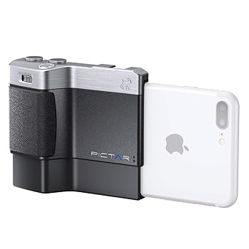 【中古】(人並み外れたに好いたらしい)【Plus専用】iPhone7 Plus ／ 6 Plus ／ 6s Plus ／ 用 デジタル一眼二眼レフ写真機 手持ち部分 ピクター Pictar One Plus iPhone Camera Grip
