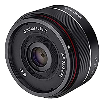 【中古】(非常に良い)SAMYANG 単焦点広角レンズ AF 35mm F2.8 FE ソニーαE用 フルサイズ対応