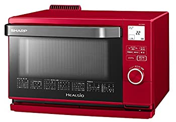 【中古】(非常に良い)シャープ スチームオーブン ヘルシオ(HEALSIO) 18L 1段調理 レッド AX-CA400-R