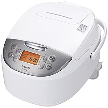 【中古】(非常に良い)東芝 マイコンジャー炊飯器（5.5合炊き）　ホワイトTOSHIBA RC-10MSL-W｜IINEX