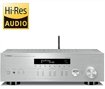 【中古】(非常に良い)ヤマハ ネットワークレシーバー ワイドFM／AMチューナー／Wi-Fi／Bluetooth／ハイレゾ音源対応 シルバー R-N303(S)
