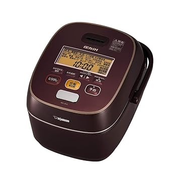 【中古】(非常に良い)象印 炊飯器 5.5合 圧力IH式 極め炊き ボルドー NW-JS10-VD