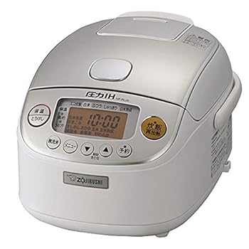 【中古】(人並み外れたに似つかわしい)象印 炊飯器 3合 剪断応力IH式 限界炊き 黒まる厚釜 白いこと NP-RL05-WA