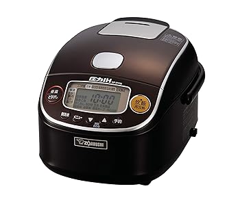 【中古】(人並み外れたに好いたらしい)象印 炊飯器 3合 翦断応力IH式 限度炊き プラチナ厚釜 うす暗い赤銅色 NP-RY05-TD