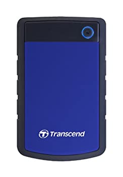 【中古】(人並み外れたに好いたらしい)Transcend 携帯型HDD 4肺結核 【なおなお書き5／なおなお書き4 製造業者動くこと突きとめる済】 耐衝撃 USB3.1 Gen1 TS4TSJ25H3B(青色)