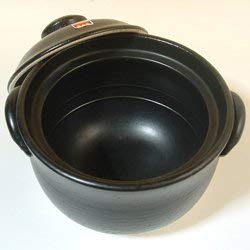 【中古】(人並み外れたに似つかわしい)千陶 ぷくぷく 田の実土鍋 炊飯鍋 一重蓋 3合炊き 日本製 黒