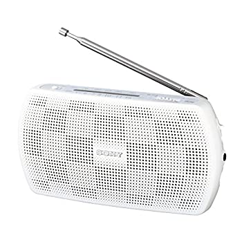 【中古】(人並み外れたに好いたらしい)ソニー SONY 携帯型ラジオ受信機 SRF-19 : 広広としたFM相応う FM／AM 白いこと SRF-19 W
