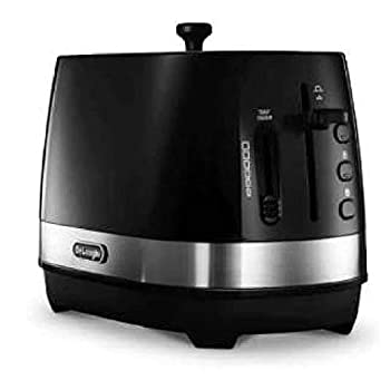 【中古】(人並み外れたに好いたらしい)デロンギ (DeLonghi) 積極的 つづき物 ポップアップトースター CTLA2003J-BK