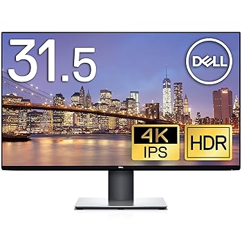 【中古】(人並み外れたに好いたらしい)Dell U3219Q 31.5in 4K 管する (／IPS非光輝／USB Type-C・DP・HDMI／縦横回転させる・高さ自然調整／Rec.709 99.9%／VESA DisplayHDR 400) パソコン・周辺機器-ディスプレイ