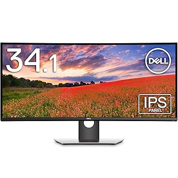 【中古】(人並み外れたに好いたらしい)Dell 曲面管する 34.1in U3419W(／一こま受け答え／金棒引き付／USB Type-C／UWQHD／IPS非光輝／USB-C,DP,HDMIx2／高さ合わせる)