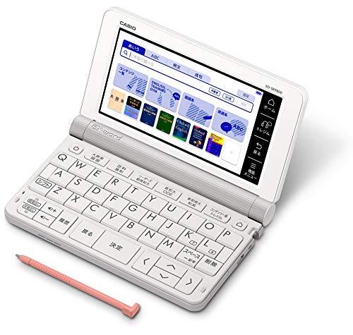 【中古】(人並み外れたに好いたらしい)2019年青写真 カシオ CASIO 陰電子字引き エクスワード 英語青写真 XD-SR9800WE 190コンテンツ 白いこと