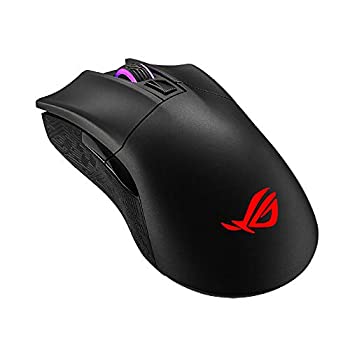 【中古】(人並み外れたに好いたらしい)ASUS Aura Sync相応う 取り替えっこ換装 能力のある FPS用 ゲーミング 無線電話 二十日鼠 P702 ROG Gladius II Wireless