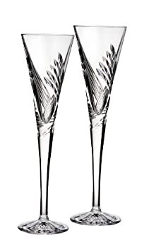 【中古】Waterford Wishes Beginnings Flute Pair 5-Ounce by Waterford
