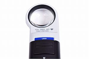 【中古】ESCHENBACH(エッシェンバッハ) LEDワイドライトルーペ 10倍 35mmφ 1511-10