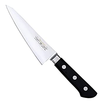 【中古】正広作 MV口金包丁 骨透(角) 左用 13806