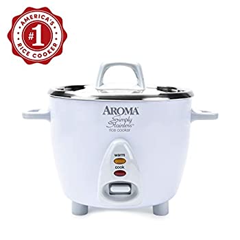 【中古】Aroma Housewares Simply Stainless 14-Cup (Cooked) (7-Cup UNCOOKED) Rice Cooker Stainless Steel Inner Pot (ARC-757SG) by Aroma Houseware