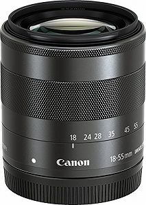 【中古】Canon 標準ズームレンズ EF-M18-55mm F3.5-5.6IS STM ミラーレス一眼対応｜IINEX