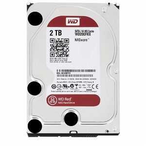 【中古】WD HDD 内蔵固定ディスク 3.5in 2結核症 WD Red NAS用 WD20EFRX SATA3.0 5400rpm