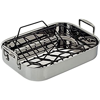 【中古】Le Creuset tri-ply 14.5?by 10.75インチステンレススチール焙煎パンセット、スモール 123,545円