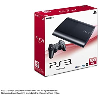 【中古】PlayStation 3 500GB 暗灰色・黒いこと (CECH-4000C)