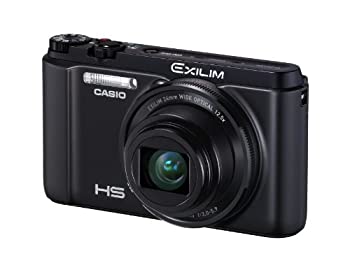 【中古】(人並み外れたに似つかわしい)CASIO EXILIM デジタル写真機 ハイスピード 好いたらしいシャッター黒いこと EX-ZR1000BK