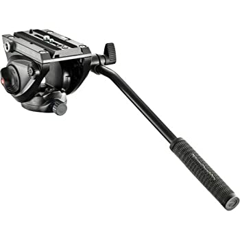 【中古】(非常に良い)Manfrotto プロフルード ビデオ雲台 60mm フラットベース MVH500AH