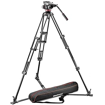 【中古】(非常に良い)Manfrotto ビデオキット ツインGSタイプ MVH502A-546GB-1｜IINEX