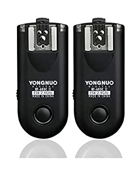 【中古】(非常に良い)YONGNUO製 RF603CII-C3 第二世代 ワイヤレス・ラジオスレーブ 無線レリーズ キャノン用セット Canon 1D、50D、20D、30D、40D、50Dなど対応