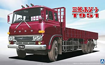 【中古】青島文化教材社 1／32 ヘビーフレイトシリーズ No.15 三菱ふそう T951 後期型 平ボデー プラモデル