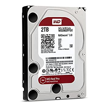 【中古】(非常に良い)WD HDD 内蔵ハードディスク 3.5インチ 2TB WD Red Pro WD2001FFSX SATA3.0 7200rpm 64MB｜IINEX 27,531円