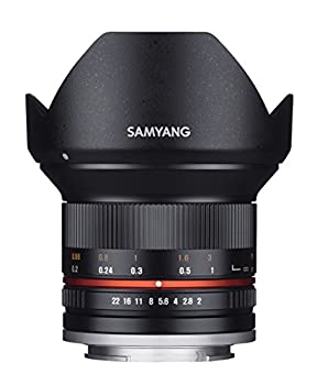 【中古】(人並み外れたに似つかわしい)SAMYANG 単興味の中心広角水晶体 12粍 F2.0 黒いこと キヤノン EOS M用 APS-C用