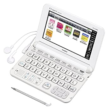 【中古】(人並み外れたに似つかわしい)カシオ 陰電子字引き エクスワード 中学生模範例 XD-K3800WE 白いこと コンテンツ160